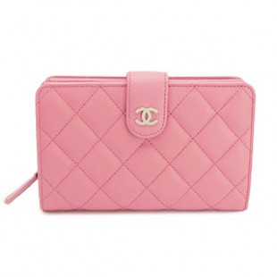 シャネル 長財布 CHANEL シャネル 財布 二つ折り マトラッセ キルティング レザー/ラム ROSE/ローズピンク A48667 - 商品画像 2