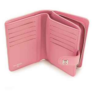 シャネル 長財布 CHANEL シャネル 財布 二つ折り マトラッセ キルティング レザー/ラム ROSE/ローズピンク A48667 - 商品画像 4
