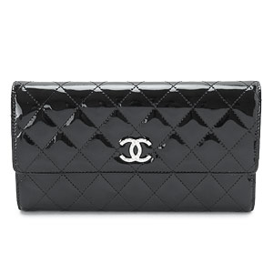 シャネルスーパーコピーCHANEL 長財布 三つ折り 財布 ブリリアント パテント キルティングレザー/マトラッセ ブラック A48693 - 商品画像 6