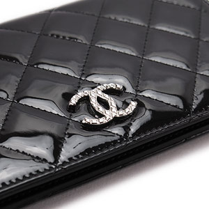 シャネル CHANEL 長財布コピー 二つ折り ブリリアントライン キルティング マトラッセ パテントレザー ブラックA48691 PATENT BK/SV - 商品画像 5