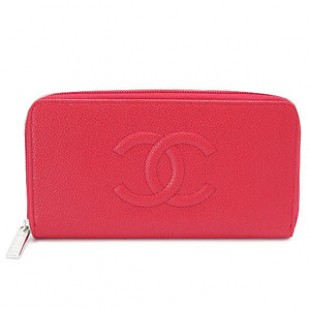 スーパーコピーシャネル CHANEL 財布 ラウンドファスナー キャビアスキン ココマーク レッド A50071 - 商品画像 2