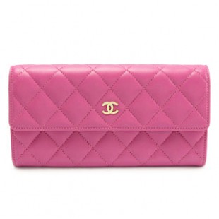 シャネルコピーCHANEL 財布 二つ折りフラップ タイムレスクラシック マトラッセ レザー フューシャピンク A50096 - 商品画像 2