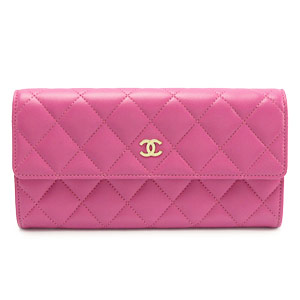 シャネルコピーCHANEL 財布 二つ折りフラップ タイムレスクラシック マトラッセ レザー フューシャピンク A50096 - 商品画像 6