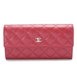 シャネル財布スーパーコピーCHANEL 二つ折りフラップ キャビアスキン キルティング マトラッセ レザー レッド/SV A50096 Y25027 RD - 商品画像 2