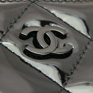 シャネルスーパーコピー長財布 CHANEL シャネル 財布 ラウンドファスナー パテントレザー ココマーク キルティング マトラッセ ブラック A50097 - 商品画像 5