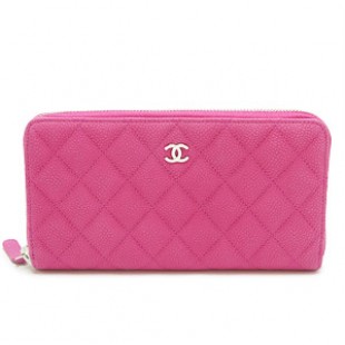 シャネル財布スーパーコピーCHANEL ラウンドファスナ マトラッセ/キルティング キャビア レザー フューシャ A50097 MAT.CAVIAR - 商品画像 2