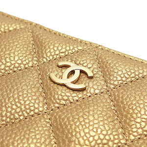 シャネルコピー CHANEL 財布 ラウンドファスナー ココマーク キルティング マトラッセ レザー ゴールド A50097 Y25199 0A591 - 商品画像 1
