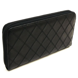 シャネルスーパーコピー財布 CHANEL ラウンドファスナー レザー ココマーク キルティング調ステッチ ブラック A50933 - 商品画像 7