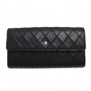 シャネルコピー財布 CHANEL 二つ折り キルティング レザー ココマーク ブラック A50934 - 商品画像 2