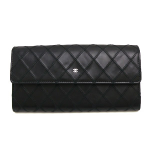 シャネルコピー財布 CHANEL 二つ折り キルティング レザー ココマーク ブラック A50934 - 商品画像 6