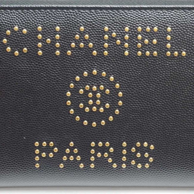 シャネル財布スーパーコピー ドーヴィル ジップウォレット 黒/ＧＯ キャビア A80056 CHANEL - 商品画像 5