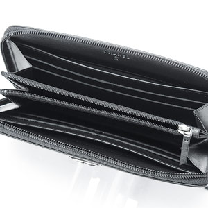 シャネル財布スーパーコピー ラウンドファスナー BOY CHANEL/ボーイシャネル キルティング マトラッセ レザー ブラック A80288 Y04639 NOIR - 商品画像 4