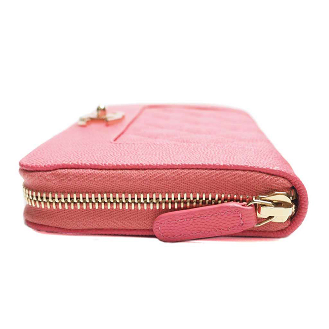シャネル 財布 マドモアゼル ヴィンテージ ジップウォレット マトラッセキルト ピンク/GO A80969 CHANEL - 商品画像 5