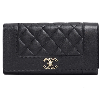 シャネル財布コピー マドモアゼル ヴィンテージ マトラッセ フラップウォレット 黒 A80971 CHANEL - 商品画像 8