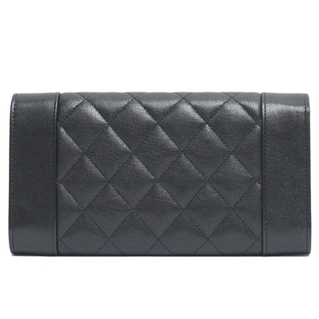 シャネル財布コピー マドモアゼル ヴィンテージ マトラッセ フラップウォレット 黒 A80971 CHANEL - 商品画像 10