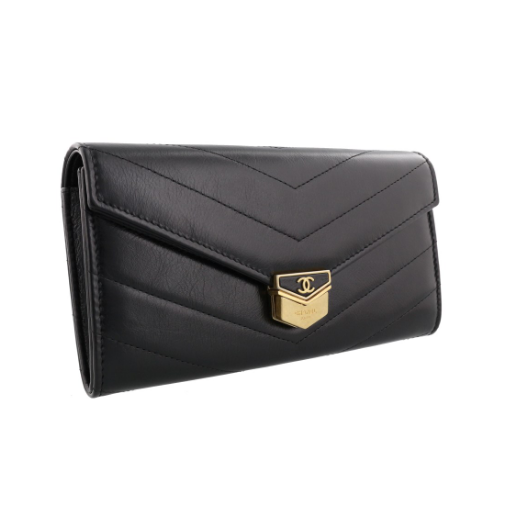 シャネル レディース CHANEL 二つ折り財布 CHANEL A81225 Y33278 94305 ブラック 長財布 - 商品画像 6