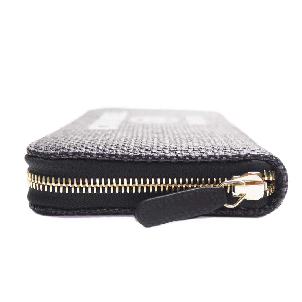 シャネル 財布 ドーヴィル ジップウォレット ラウンドファスナーサイフ 黒/GO A81977 CHANEL - 商品画像 1