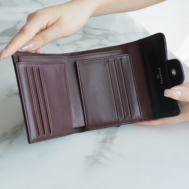 シャネル コピー スモール フラップ ウォレット 三つ折財布 A82288 - 商品画像 6