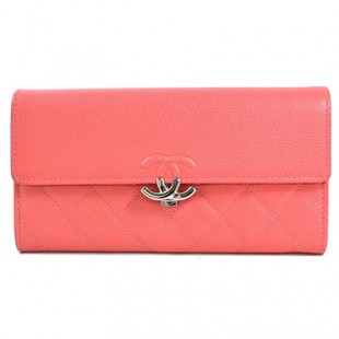 シャネル長財布スーパーコピー マトラッセ ココマーク ピンク キャビアスキン CHANEL レディース A84426 - 商品画像 1