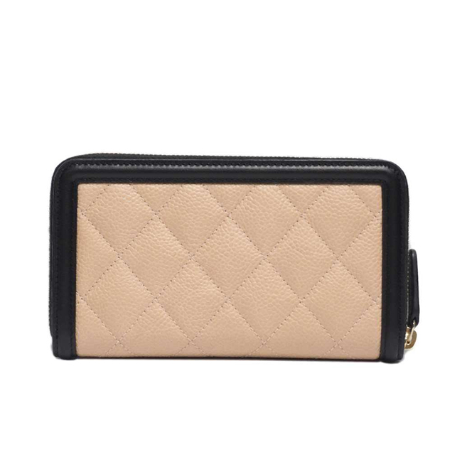 シャネル財布スーパーコピー CCフィリグリー スモール ジップウォレット ベージュ×黒/GO A84446 CHANEL - 商品画像 7