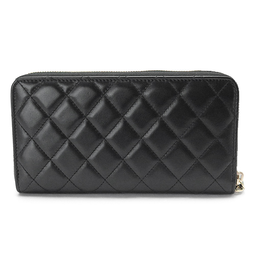 シャネルコピー長財布 レディース CHANEL AP0150 Y04059 94305 ラウンドファスナー 財布 カメリア ココマーク レザー ブラック 黒 - 商品画像 7
