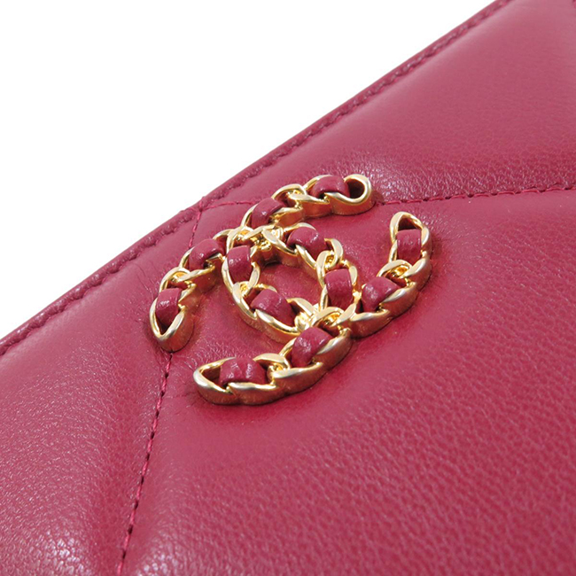 シャネル長財布コピー レディース CHANEL AP0946 ロング ジップ ウォレット CCマーク ゴートスキン レザー キルティング - 商品画像 1