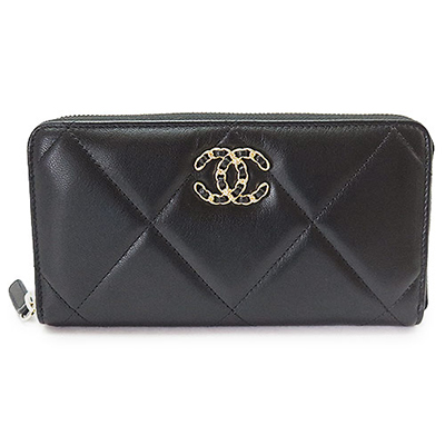 シャネル長財布スーパーコピー レディース CHANEL AP0946 ロング ジップ ウォレット CCマーク ゴートスキン レザー キルティング - 商品画像 3