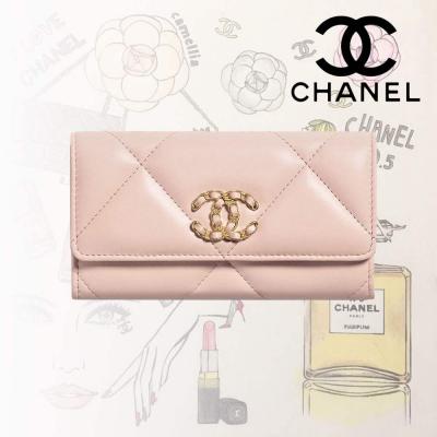 シャネル スーパーコピー CHANEL 19フラップウォレット ライトピンク 長財布 AP0953 B04852 NR644 - 商品画像 2