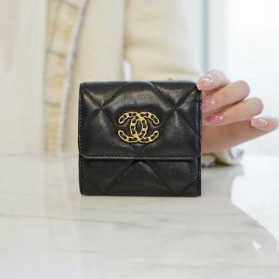 シャネル19 スーパーコピー ミニ財布 三つ折り フラップウォレット AP1789 - 商品画像 2