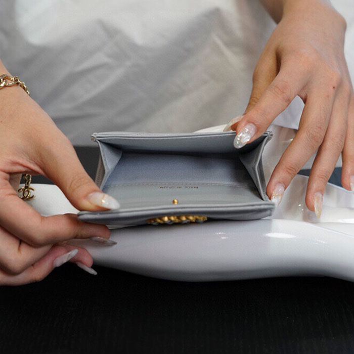 CHANEL 19 スーパーコピー フラップ カードケース ミニ財布 AP1790 - 商品画像 6