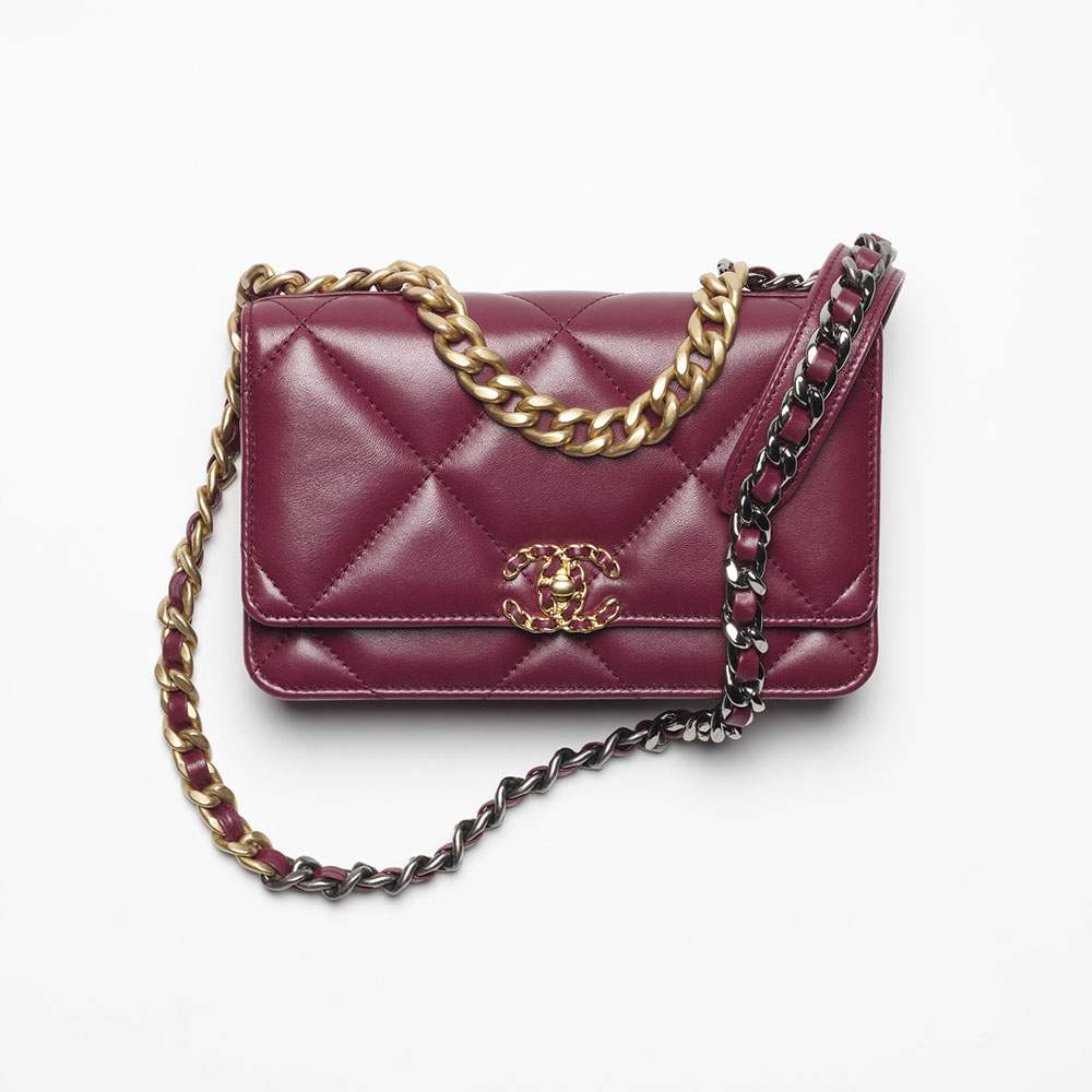 シャネル スーパーコピー CHANEL 19 チェーンウォレット AP3267 B04852 NR648 - 商品画像 4