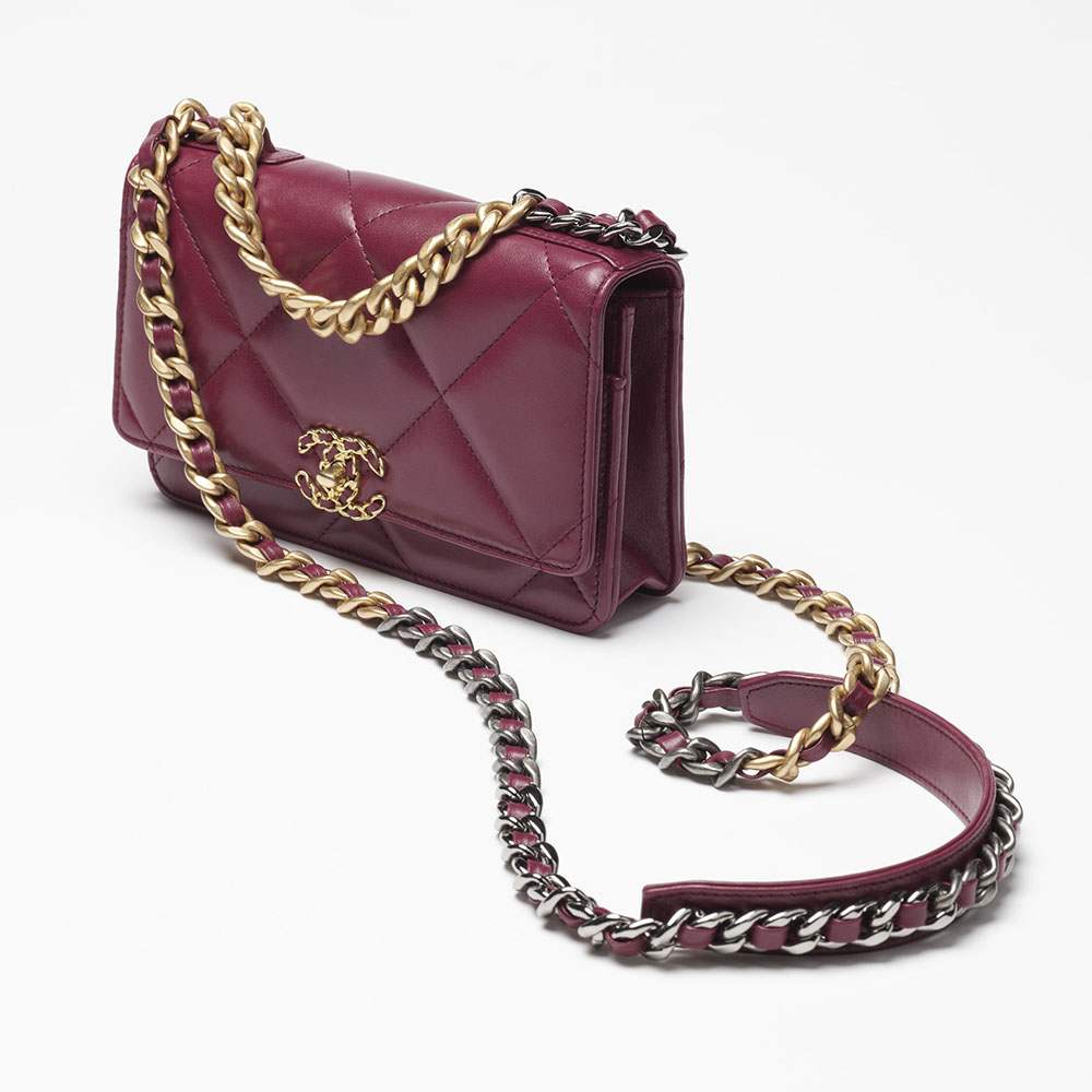 シャネル スーパーコピー CHANEL 19 チェーンウォレット AP3267 B04852 NR648 - 商品画像 10