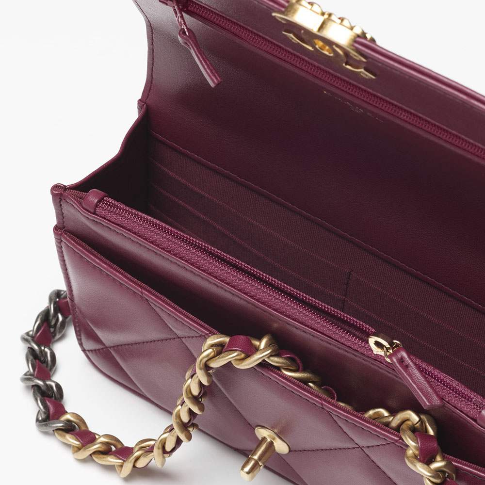 シャネル スーパーコピー CHANEL 19 チェーンウォレット AP3267 B04852 NR648 - 商品画像 6