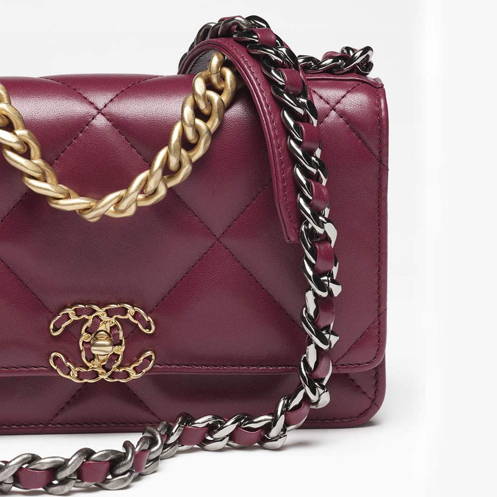 シャネル スーパーコピー CHANEL 19 チェーンウォレット AP3267 B04852 NR648 - 商品画像 1