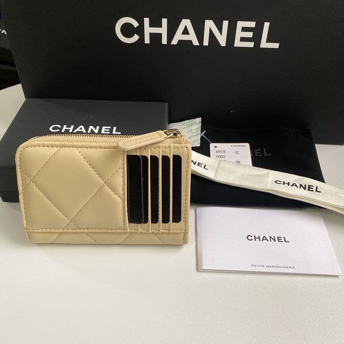 シャネル CHANEL 19 コピー ジップ コインパース ベージュ AP3665_2 - 商品画像 4