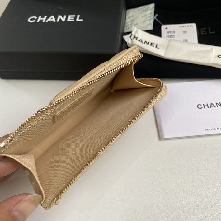 シャネル CHANEL 19 コピー ジップ コインパース ベージュ AP3665_2 - 商品画像 1