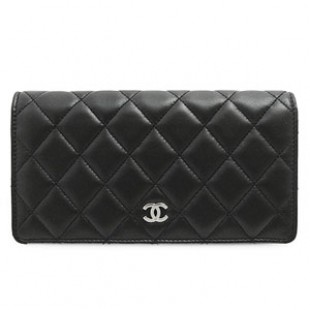 シャネルコピーCHANEL 長財布 二つ折り ココマーク キルティング マトラッセ ボルドー ラムスキン ブラック×ボルドー/SV A31509 Y01480 - 商品画像 2