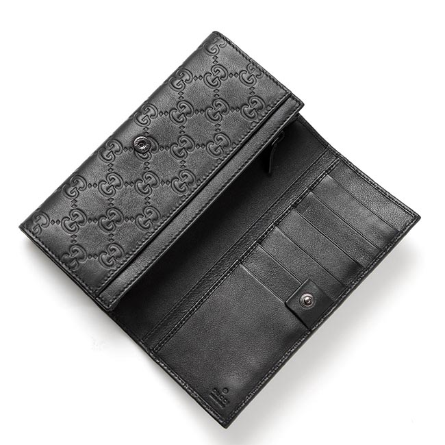 グッチコピー 長財布[小銭入れ付き] GUCCISSIMA ブラック ブラック系 233112 aa61r 1000 メンズ - 商品画像 7