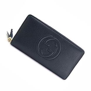 グッチスーパーコピー 長財布 GUCCI ラウンドファスナー SOHO CELLARIUS/ソーホー レザー タッセル ブルー 308004 A7M0G 4009 - 商品画像 1