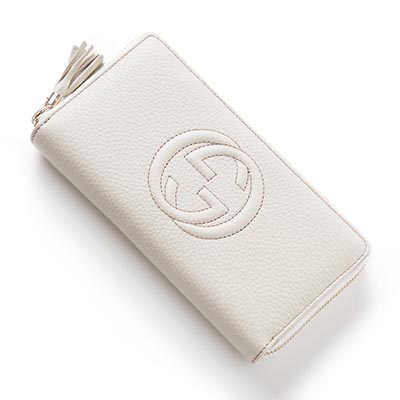 グッチコピー ラウンドファスナー 長財布[小銭入れ付き]/SOHO/ソーホー LEATHER /オフホワイト ホワイト系308004 a7m0g 9022 レディース - 商品画像 6