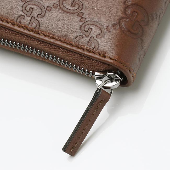 スーパーコピーグッチ/GUCCI ラウンドファスナー 長財布[小銭入れ付き]/GUCCISSIMA /シナモンブラウン ブラウン系308009 a0vbr 2574 メンズ - 商品画像 6