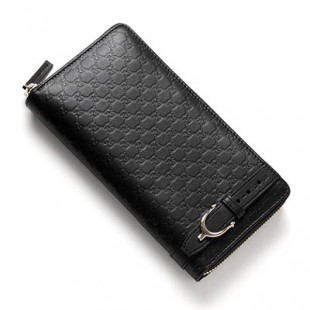 グッチ/GUCCIコピー ラウンドファスナー長財布[小銭入れ付き] NICE/ニース MICRO GUCCISSIMA ブラック ブラック系 309758 bmj1g 1000 レディース - 商品画像 2