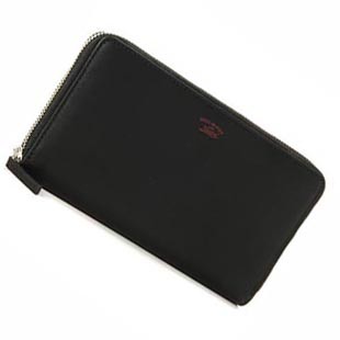 グッチ/GUCCIコピー 財布 メンズ カーフ ラウンドファスナー長財布 ブラック×レッド 2015年春夏新作 368378BGHIN1063 - 商品画像 1