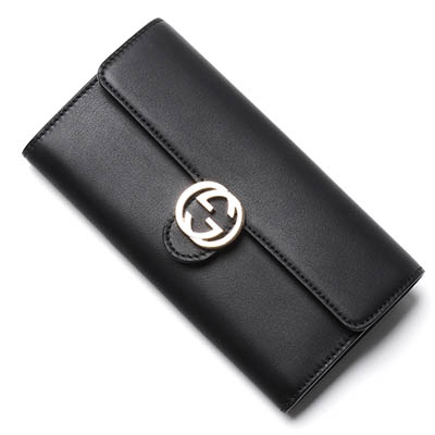 グッチ/GUCCIコピー 長財布[小銭入れ付き]/ICON LEATHER /ブラック ブラック系369663 ap00g 1000 レディース - 商品画像 6