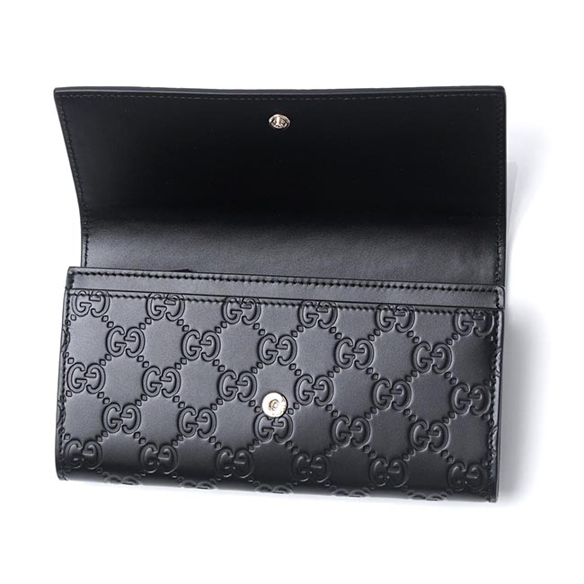 スーパーコピーブランドグッチ 長財布[小銭入れ付き] GUCCISSIMA ブラック ブラック系 388679 cwc1g 1000 レディース - 商品画像 4