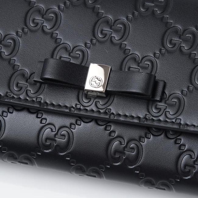 スーパーコピーブランドグッチ 長財布[小銭入れ付き] GUCCISSIMA ブラック ブラック系 388679 cwc1g 1000 レディース - 商品画像 5