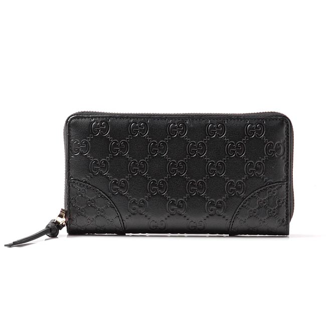 グッチ/GUCCI ラウンドファスナー 長財布[小銭入れ付き] BREE/ブリー LEATHER ブラック ブラック系 394005 a00jg 1000 レディース - 商品画像 3