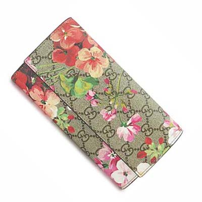 グッチコピー 長財布 GUCCI 財布 二つ折り 『2016年春夏新作』 BLOOMS/ブルームス GGスプリームキャンバス フラワープリント ベージュ×アンティークローズ 404070 KU2IN 8693 - 商品画像 5