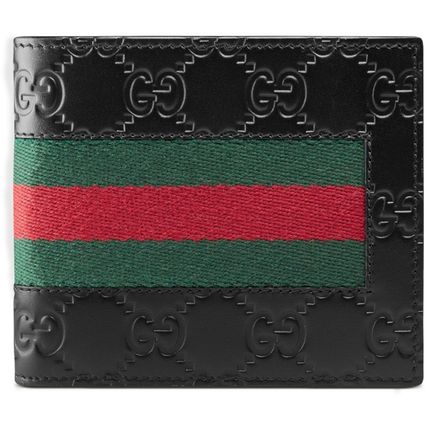 GUCCIコピー グッチ シグネチャー ウェブ 二つ折り財布 408827 CWCLN 1060 - 商品画像 4