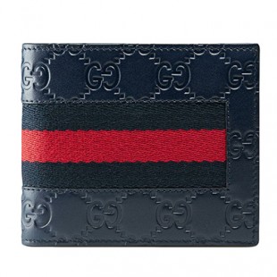 GUCCIスーパーコピー グッチ シグネチャー ウェブ 二つ折り財布 408827 CWCLN 8497 - 商品画像 2